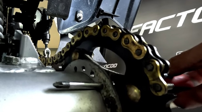 Replace Step 23 chain kit